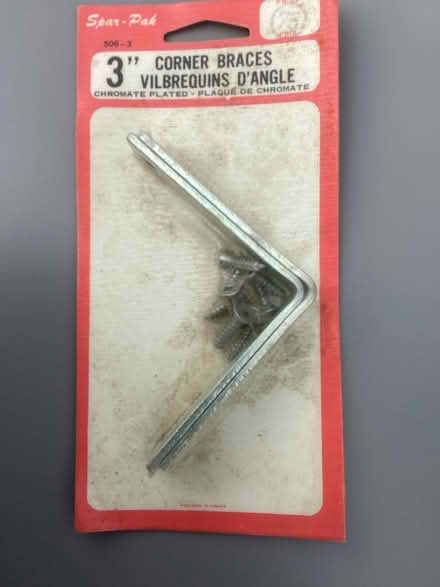 Photo of free 3” corner braces (Victoria Village) #1