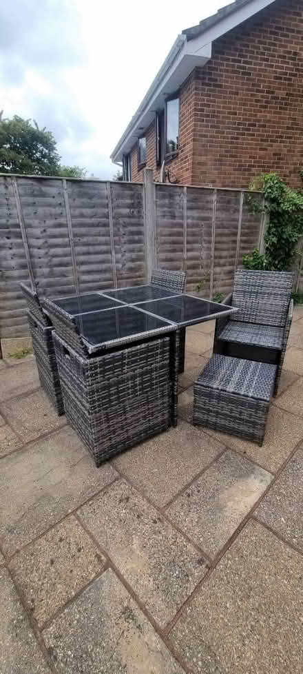 Photo of free Rattan outdoor patio furniture set (West End SO18) #1