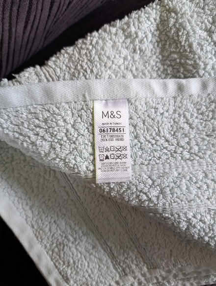 Photo of free Duck egg blue hand towels x 2 (Woodhall AL7) #2