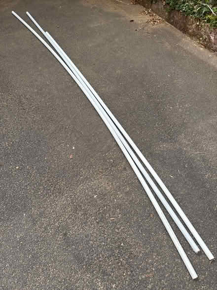Photo of free 28mm plastic water pipe (3 lengths) (Chilworth GU4) #1