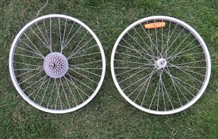 Photo of free Pair of 24 inch BICYCLE WHEELS (Blackhall EH4) #1