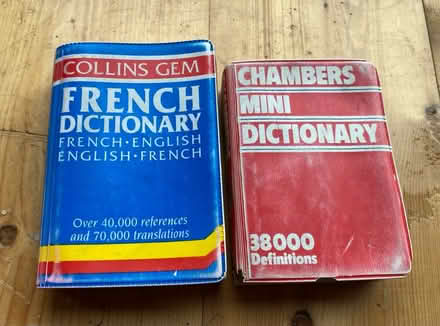 Photo of free English and French dictionarys (Glenageary) #1
