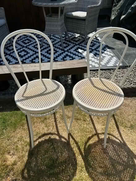 Photo of free 2 Bistro style chairs (Greenhill S8 7SJ) #1