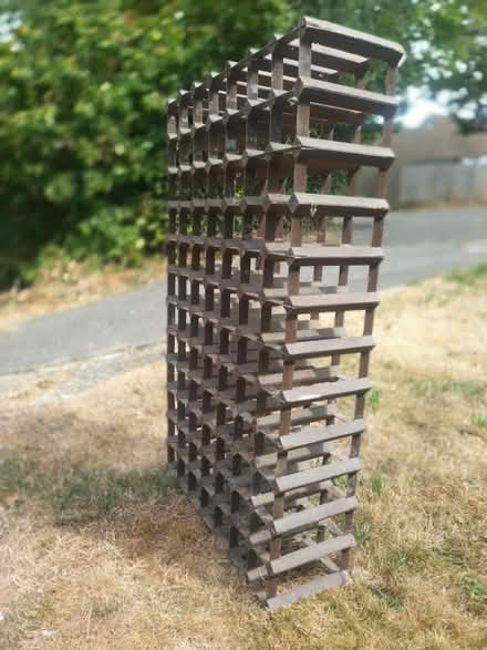 Photo of free Large rustic wine rack (Bishopstone SN6) #1