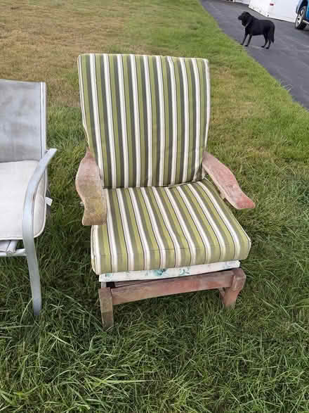 Photo of free Wooden Chair with Cushions (Cicero/Bridgeport) #1