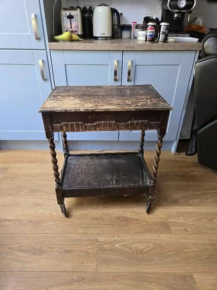 Photo of free Wooden trolley (Brandwood End B14) #3