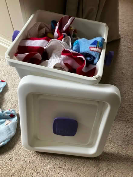 Photo of free Washable wipes and nappy bucket (Westbury BA13) #1