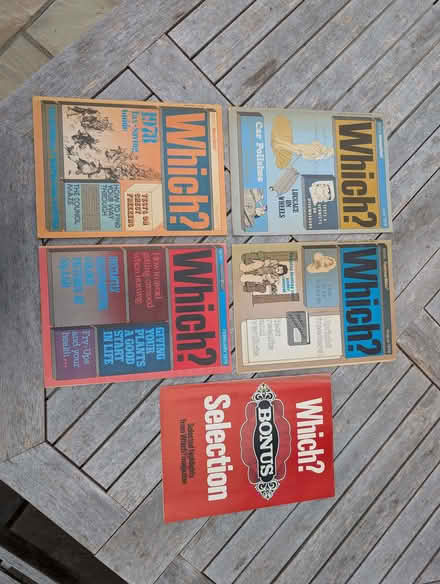 Photo of free "Which?" Magazines from 1978 (Northway OX3) #1