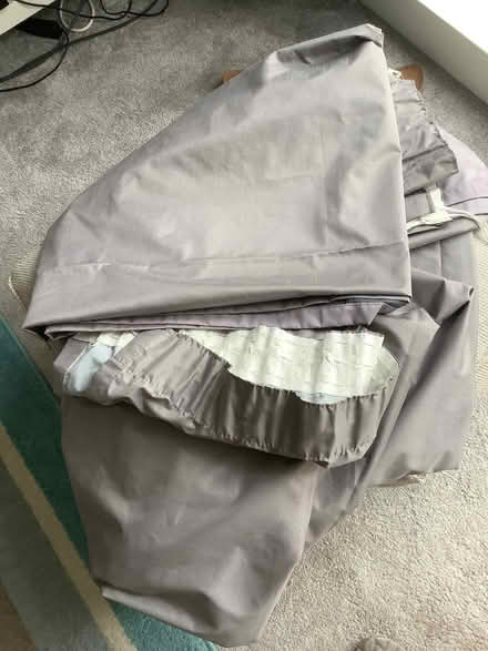 Photo of free Large grey curtains (Childwall L16) #1