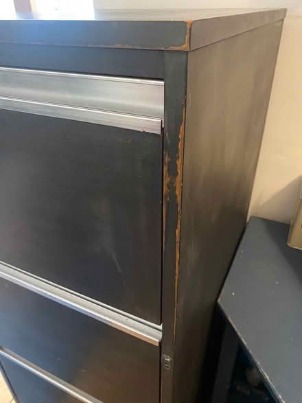Photo of free Wooden 4-drawer filing cabinet (Feltham TW13) #3