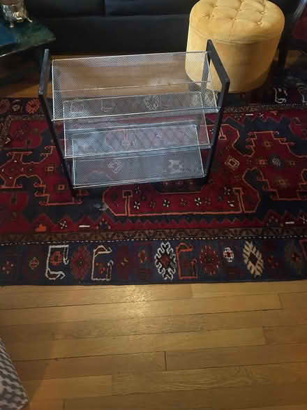 Photo of free Metal/wood show rack (Petworth) #1