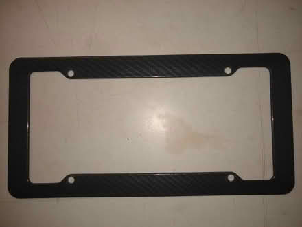 Photo of free Carbon fiber grey style plate cover (Morris Park) #1