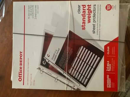 Photo of free Sheet protectors (Oakland Piedmont Ave) #1