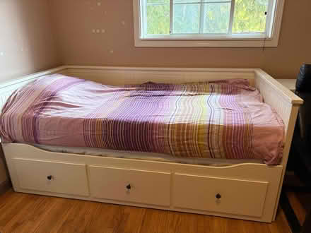 Photo of free White Daybed with Storage Drawers (East Bay) #1