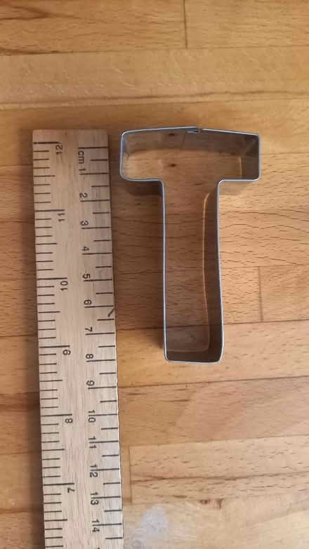 Photo of free Letter T biscuit cutter (Bessels Green TN13) #1