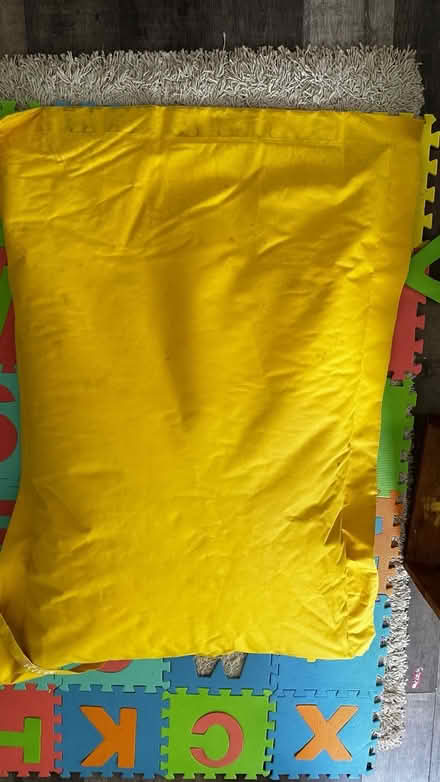 Photo of free Large yellow beanbag (Isleworth) #2