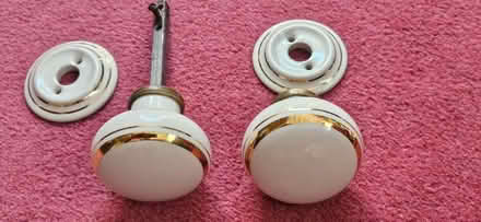 Photo of free Two pairs ceramic mortice door knobs (Stanford in the Vale SN7) #2