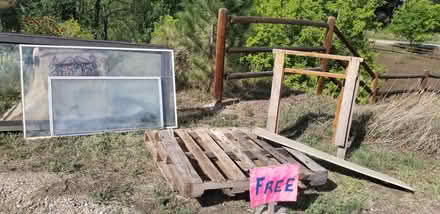 Photo of free Various wooden and glass items (West Loveland) #1
