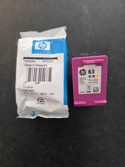 Photo of free New HP printer cartridges 63 (Waldorf) #1