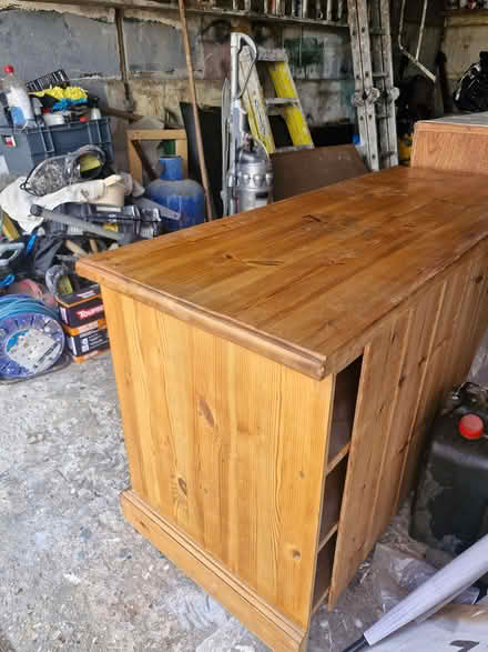 Photo of free Pine cupboard with drawers and glazed door (Great Baddow CM2) #3