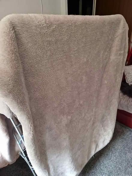 Photo of free Two fluffy blanket throws (Snettisham PE31) #1