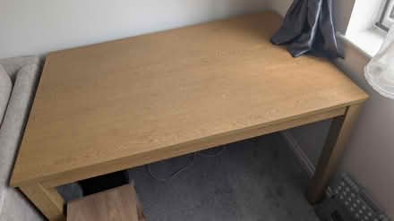 Photo of free Solid wood table 80cm X 140cm (Borehamwood WD6) #1