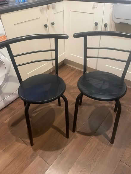 Photo of free 2 kitchen chairs, stackable (Leytonstone E11) #1