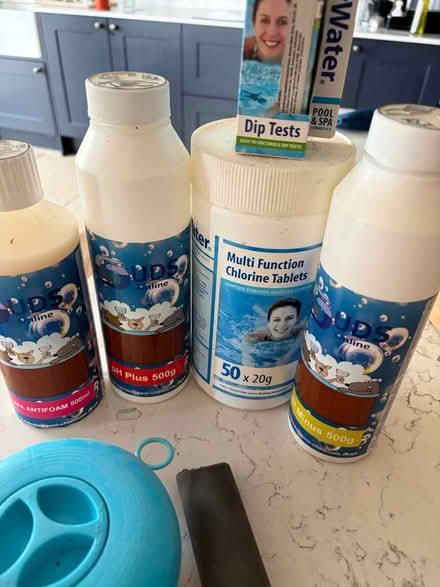 Photo of free Lazy spa/hot tub chemicals (Chalford GL6) #1