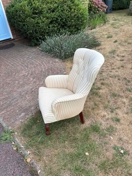 Photo of free Beige cream armchair (Blean CT2) #2