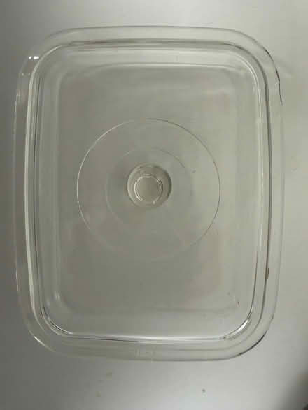 Photo of free Rectangular Pyrex lid with knob (1075 Valencia Avenue) #1