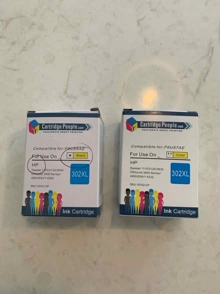 Photo of free HP compatible printer cartridges (Baslow DE45) #1