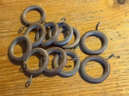 Photo of free Wooden curtain rings (Ilkeston DE7 4B) #1