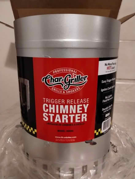 Photo of free Charcoal grill chimney starter (Newark Ironbound) #1
