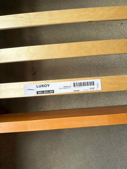 Photo of free King size wooden bed frame (Oval SW9) #2