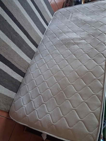 Photo of free Single bed frame, mattress & drawer (Maldon CM9) #3