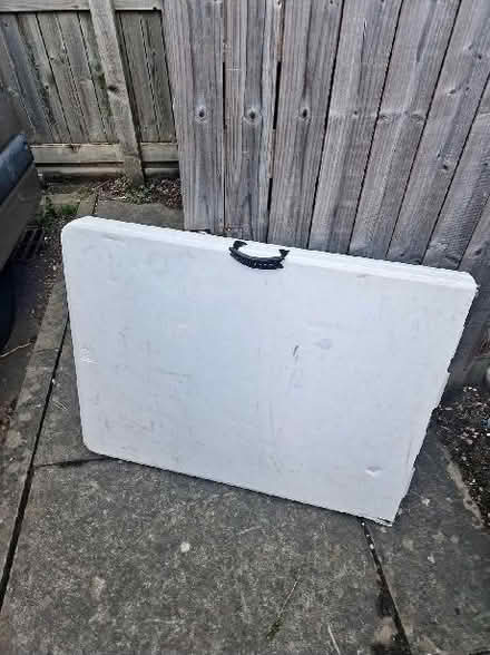 Photo of plastic folding table (Fowlis Wester PH7) #1