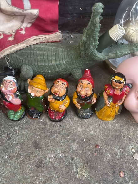 Photo of free Box of collectibles and elephant wind chime (Lancing BN15) #1