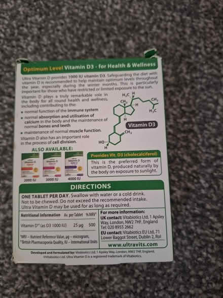 Photo of free Vitamin D 1000IU (Queens Dr N4) #2