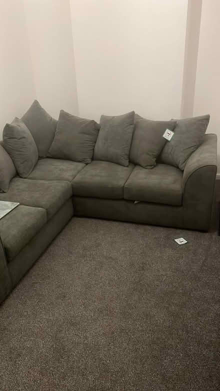 Photo of free Grey L Shape Sofa (Higham ME3) #1