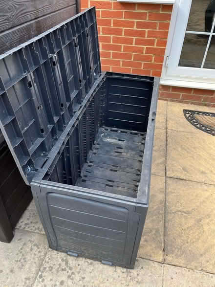 Photo of free Plastic garden storage box (West Watford WD18) #3