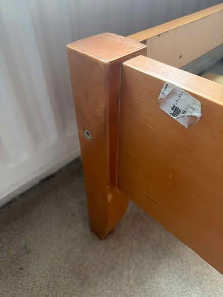 Photo of free King size wooden bed frame (Oval SW9) #4