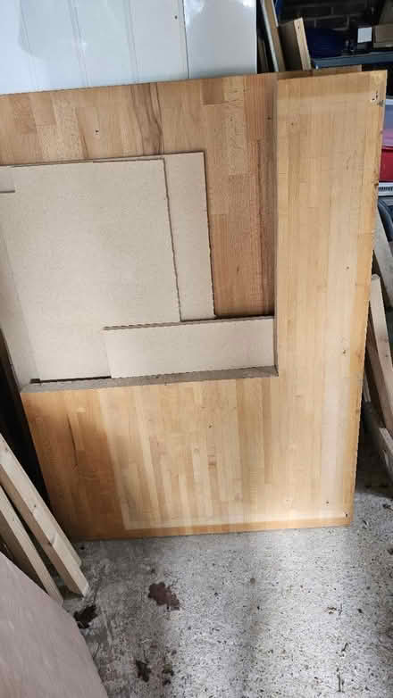Photo of free Pine block worktop offcut (Burgess Hill RH15) #1