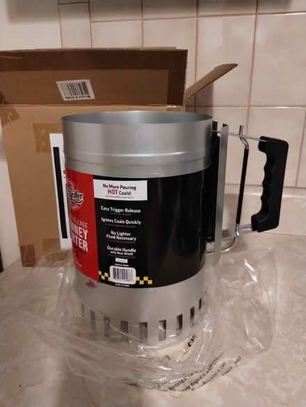 Photo of free Charcoal grill chimney starter (Newark Ironbound) #2