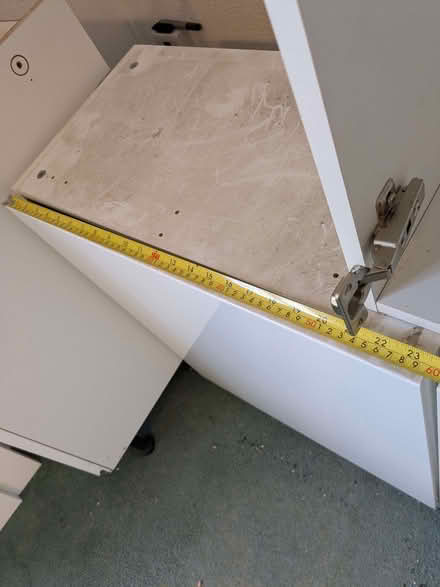 Photo of free IKEA Kitchen top cupboards 60cm gloss white (De Parys MK40) #2