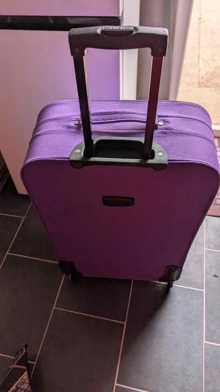 Photo of free Purple large suitcase (CF23 pentwyn) #4