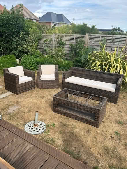 Photo of free Rattan garden furniture (Milford on sea , Hampshire) #2
