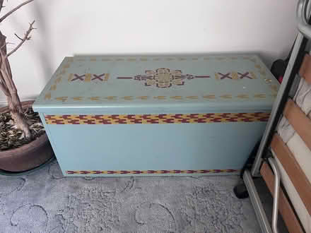 Photo of free Handpainted blanket box (Southend-on-sea SS1) #1