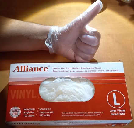 Photo of free Latex Gloves (North York: Bathurst Manor) #1