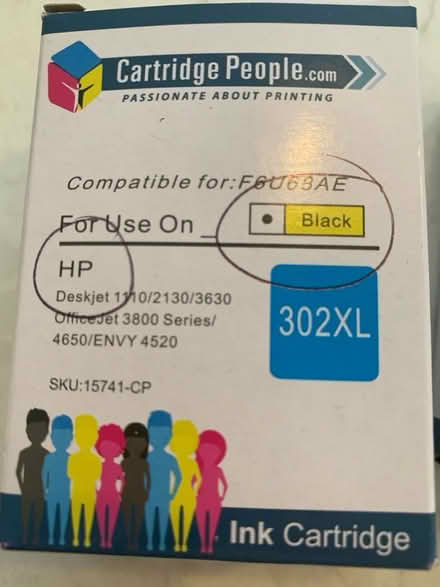 Photo of free HP compatible printer cartridges (Baslow DE45) #2