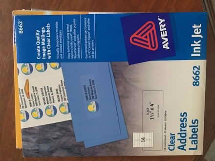 Photo of free Clear computer labels (Oakland Piedmont Ave) #1